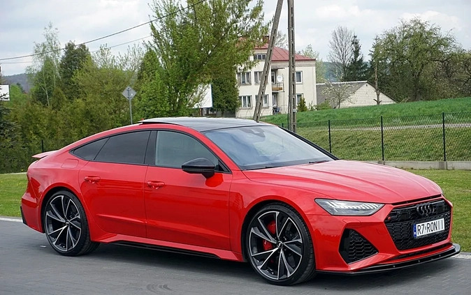 Audi RS7 cena 549000 przebieg: 39800, rok produkcji 2020 z Dynów małe 781